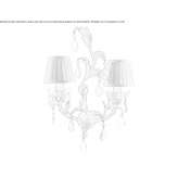 Metalowa lampa ścienna Milanere