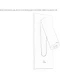 Adjustable aluminum LED reading lamp Rostusa