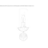 Metal wall lamp Almoradi