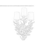 Metalowa lampa ścienna Gnangara