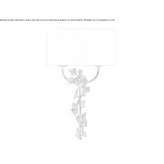 Metal wall lamp Sarabia