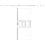 Metal wall lamp Hrinova