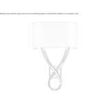 Metalowa lampa ścienna Vlasikha