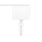 Murano glass wall lamp Buky