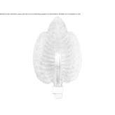 Szklana lampa ścienna Bearsden