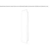 Stainless steel wall lamp Bechyne