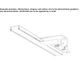 Metal LED mirror lamp Muncy
