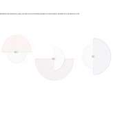 LED fabric wall lamp Luce
