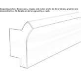 Powder-coated LED aluminum wall lamp Cuilapa