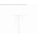 Metal LED wall lamp made of metal and fabric Revel