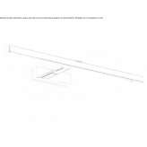 Steel mirror lamp Novki