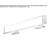 Application on a bathroom mirror with double projection Jenne