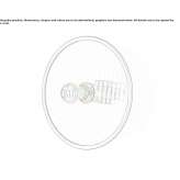 Steel LED wall lamp Hilal