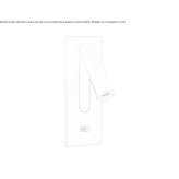 Plastic LED reading lamp with USB port Rostusa