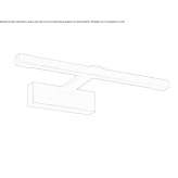 Steel picture lamp Thonex