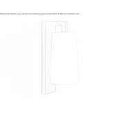 Wall lamp with dimmer in steel and fabric Lachaqui