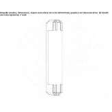 Zinc wall lamp for the bathroom Orelia