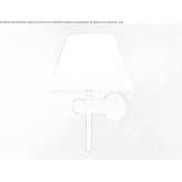 Wall lamp made of glass and steel, dimmable Baltesti
