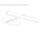 Aluminum LED wall lamp Novki