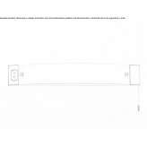 Plastic mirror lamp for the bathroom Srbica