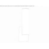 LED wall lamp made of zinc and glass. Indio