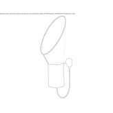 LED wall lamp made of steel and PVC Storebro