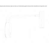 Adjustable zinc LED wall lamp Kortowo