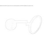 Aluminum wall lamp/mirror Sijsele