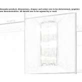 Crystal wall lamp Corongo