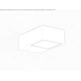 Metal LED wall lamp Ventoso