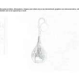 Wall lamp made of blown glass Lipolist