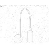 Metalowa lampa ścienna Eichigt