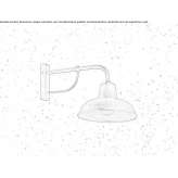 Metal wall lamp with a fixed arm Rayon