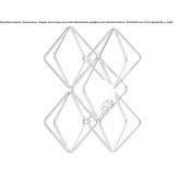 Dimmable metal wall lamp Langon