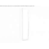 Wall lamp made of glass and steel Paiania