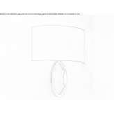 Wall lamp made of steel and fabric Ilkadim