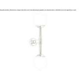 LED wall lamp made of glass Whaplode