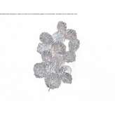 LED wall lamp handmade of bronze Dorum