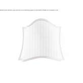 Cotton wall lamp Bloxham
