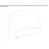 Dimmable plaster wall lamp Turkoglu