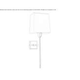 Metalowa lampa ścienna Acri