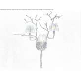 Halogen wall lamp Rossosz