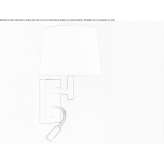 Aluminiowa lampka do czytania z wahadłowym ramieniem Chitcani