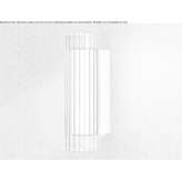 LED wall lamp made of glass Bivona