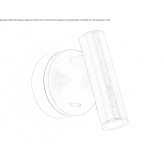 Adjustable aluminum LED wall lamp Kortowo