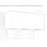 Wall lamp made of steel and fabric Zamostia