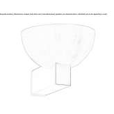 Metal wall lamp Cissone