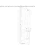 Wall lamp made of natural brass Morropon