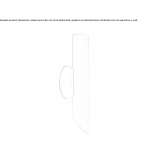 Adjustable LED wall lamp in extruded aluminum Grizzana