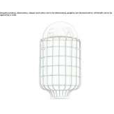 Metal LED wall lamp Bruceton